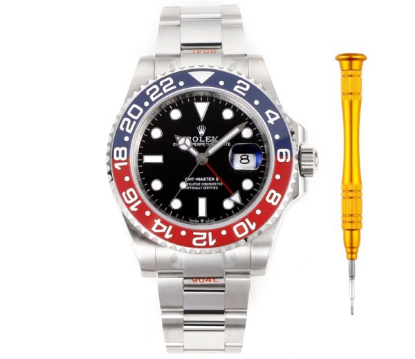 C Factory ROLEX GMT 904L Steel 3186/3285 Movement 40MM Premium Watch